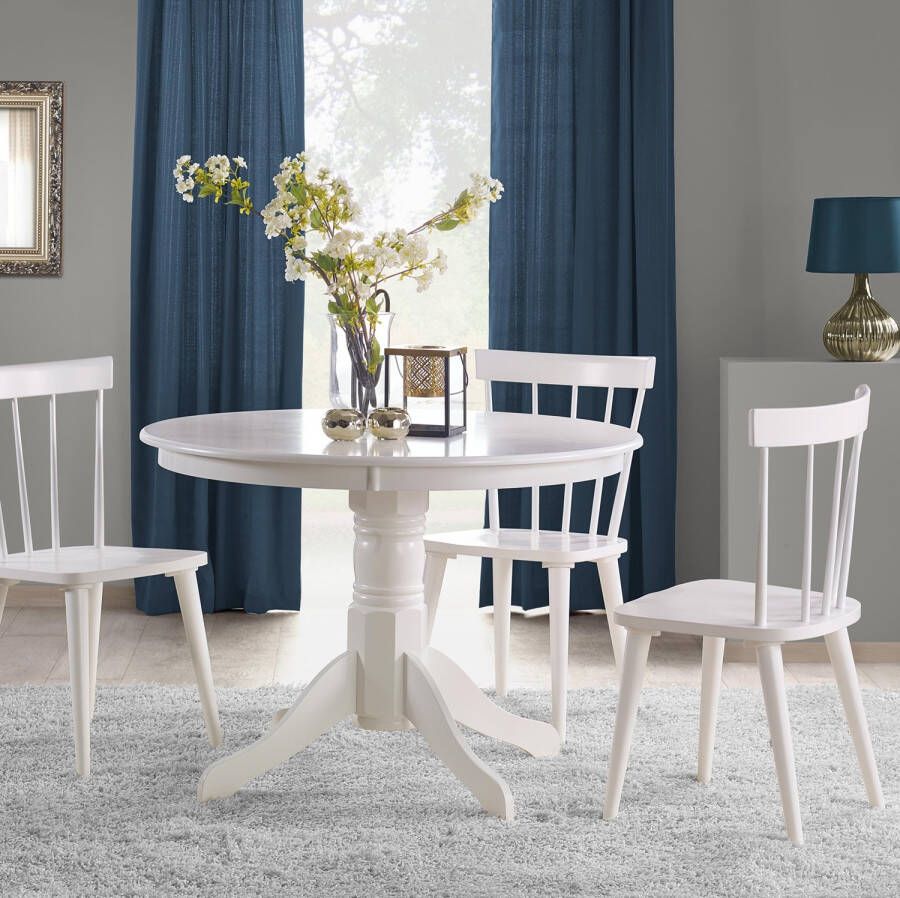 Home Style Ronde eettafel Gloster 106 cm breed wit