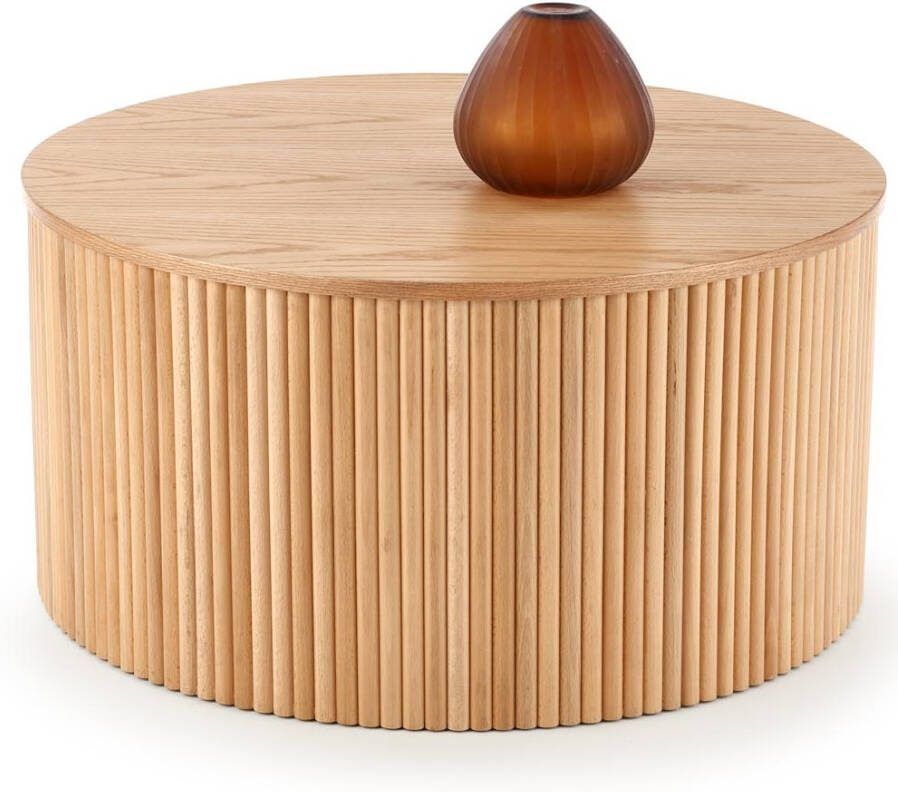 Home Style Ronde salontafel Woody 80x80 cm
