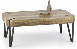 Home Style Salontafel Emily 110 cm breed in wild eiken