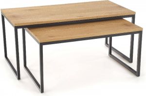Home Style Salontafel set Sabrosa in goud eiken