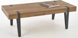 Home Style Salontafel Tuluza 120 cm breed in goud walnoot