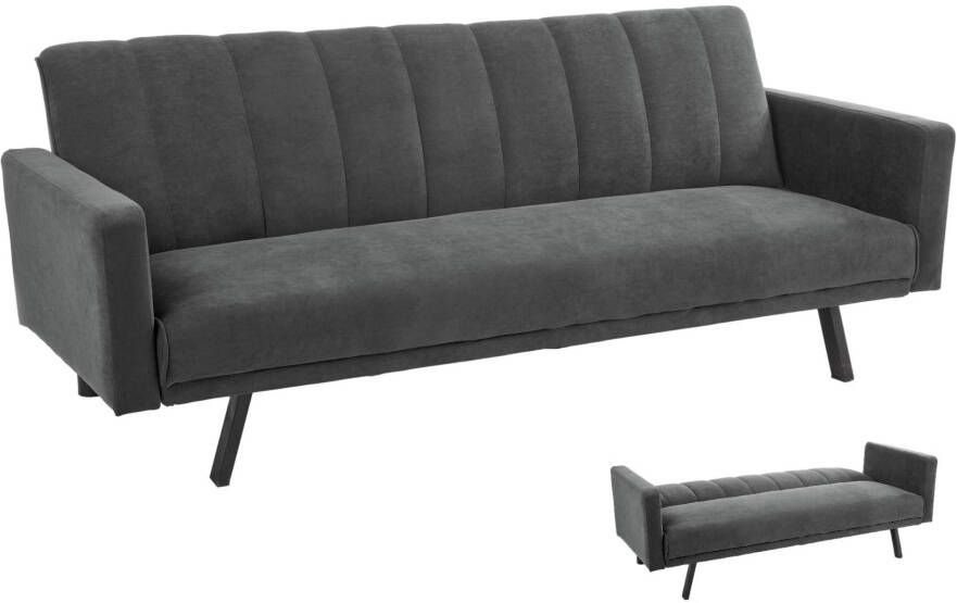 Home Style Slaapbank Armando 192 cm breed grijs