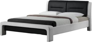 Home Style Tweepersoonsbed Cassandra 160x200cm in wit met zwart