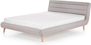 Home Style Tweepersoonsbed Elanda 160x200cm in lichtgrijs