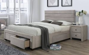 Home Style Tweepersoonsbed Kayleon 160x200cm in beige