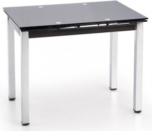 Home Style Uitschuifbare eettafel Logan 96 tot 142 cm breed in zwart