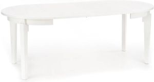 Home Style Uitschuifbare ronde eettafel Sorbus 100 tot 200 cm breed in wit