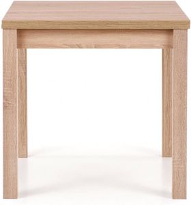 Home Style Vierkante eettafel Gracjan 80x76x80 in sonoma eiken(uitschuifbaar)
