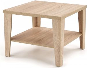 Home Style Vierkante salontafel Manta 70x54x70 cm breed in sonoma eiken