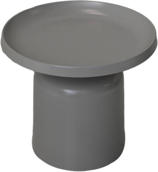HSM Collection Bijzettafel Mara 50x42 taupe gepoedercoat metaal