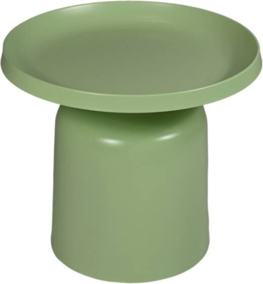 HSM Collection Bijzettafel Mara 50x50x42 Licht groen Gepoedercoat metaal