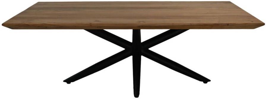 HSM Collection Rechthoekige salontafel Zurich 130 cm breed Naturel Acacia