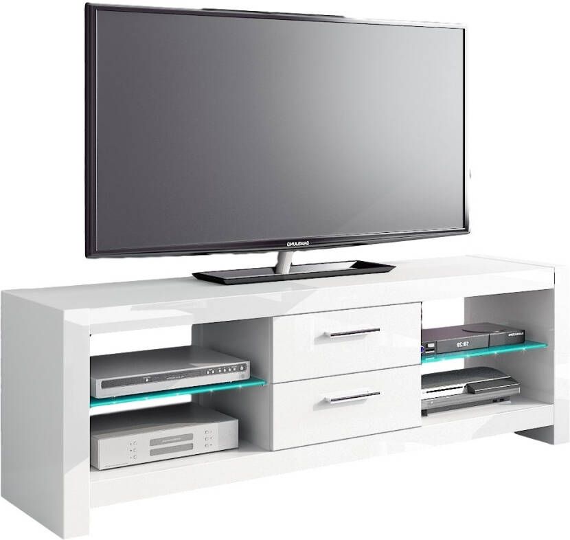 Hubertus Meble Tv-meubel Andora 150 cm breed Hoogglans wit