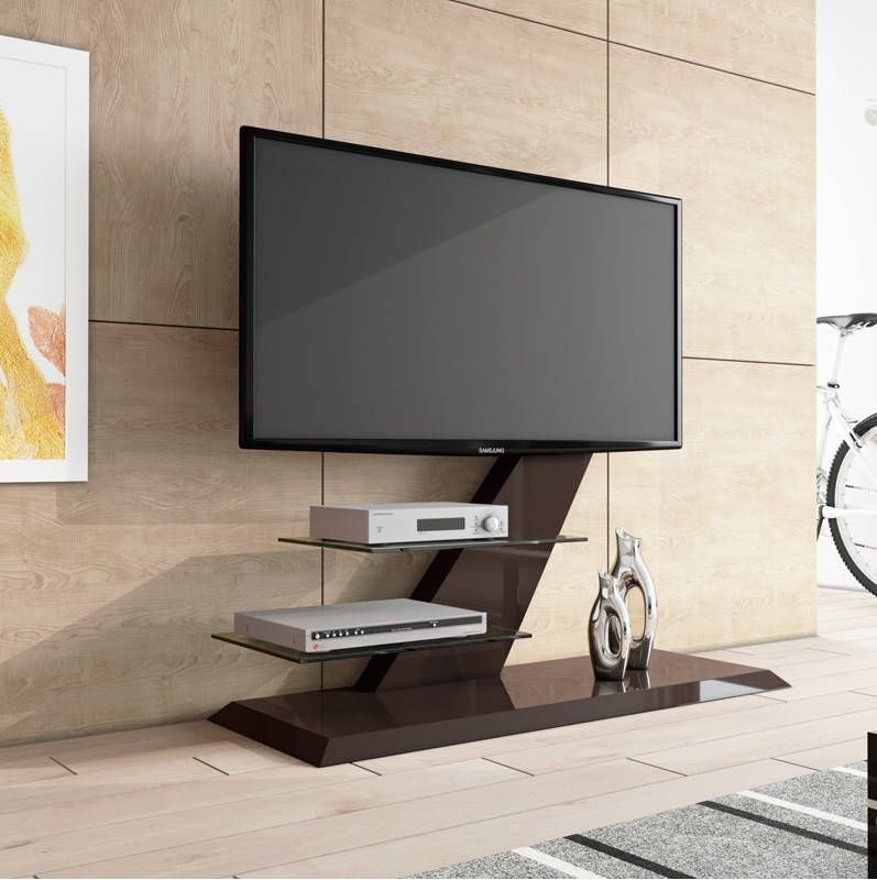 Hubertus Meble Tv-meubel Vento 110 cm breed hoogglans bruin