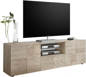 Pesaro Mobilia Tv-meubel Miro 181 cm breed in sonoma eiken