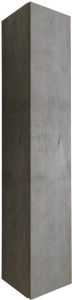 Pesaro Mobilia Wandkast Hamburg beton 138 cm hoog