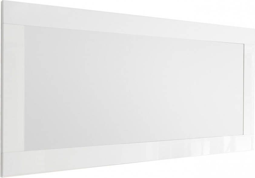Pesaro Mobilia Wandspiegel Urbino 170 cm breed in hoogglans wit