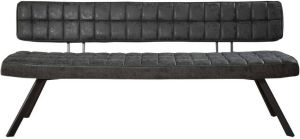Zaloni Eetkamerbank Chill 180 cm breed in zwart
