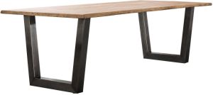Zaloni Eettafel Stam 240 cm breed in acacia naturel