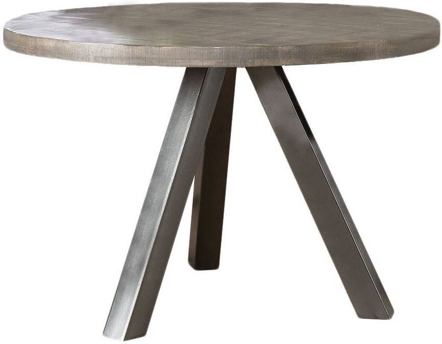 Zaloni Ronde Eettafel Rufi O120 Van 77 Cm Hoog Mango Leem Antiek Winkelen Nl