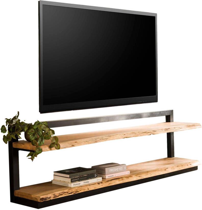 Zaloni Tv-meubel Edge 180 cm breed massief hout