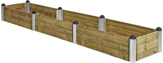 Trendyard Extra Lange Moestuinbak Geïmpregneerd Hout 80 x 400 CM