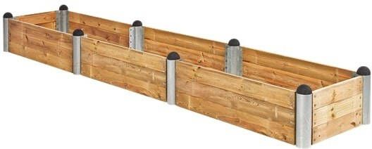 Trendyard Extra Lange Moestuinbak Lariks Hout 80 x 400 CM