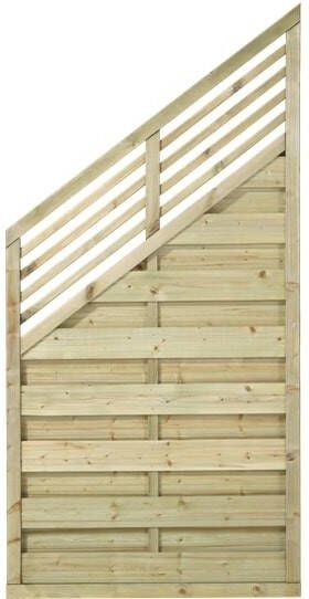 Trendyard Geimpregneerd Houten Tuinscherm Met Schuine Kant Newline 90 x 180 110 CM