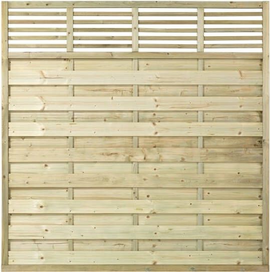 Trendyard Geimpregneerd Houten Tuinscherm Newline 180 x 180 CM