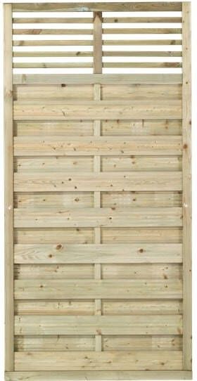 Trendyard Geimpregneerd Houten Tuinscherm Newline 90 x 180 CM