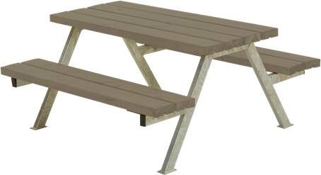 Trendyard Junior Picknicktafel "Alpha" Grijs Bruin