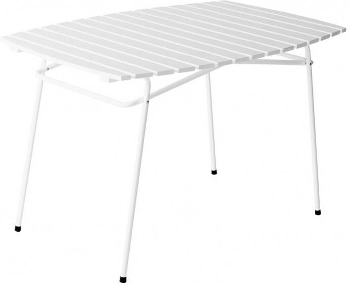 Trendyard Opvouwbare Tuintafel Retro Wit Wit