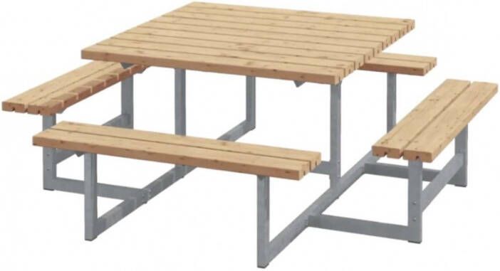 Trendyard ThermoWood Picknicktafel Vierkant Blokhus