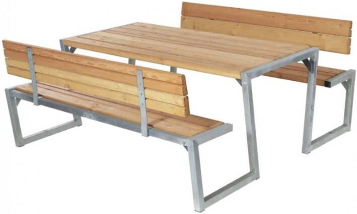 Trendyard ThermoWood Picknicktafel Zigma 2 Rugleuningen