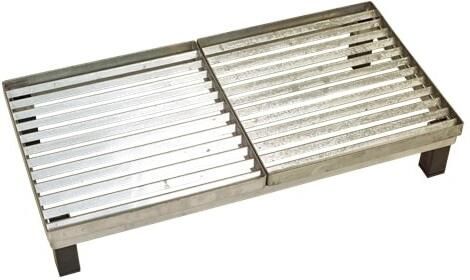 Trendyard Deurmat Rooster Cubic Metaal Hoog 14 8 CM