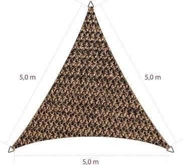 Trendyard Driehoek 5 00 x 5 00 x 5 00 meter