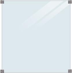 Trendyard Gehard Gelaagd Helder Glas 90 x 91 CM