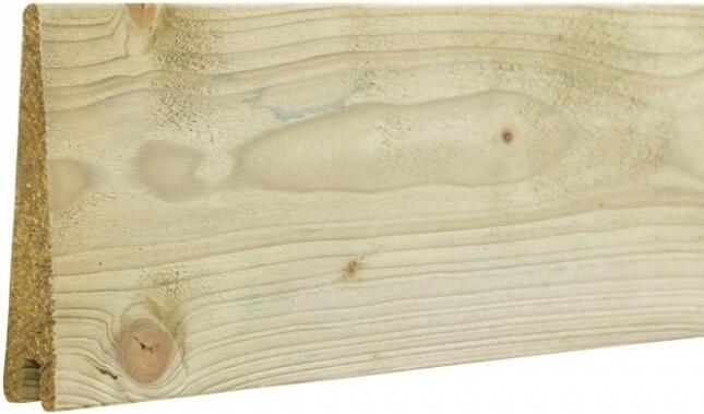 Trendyard Geïmpregneerd Houten Stapelrabat Plank Klink 177 CM