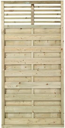 Trendyard Geimpregneerd Houten Tuinscherm Newline 90 x 180 CM