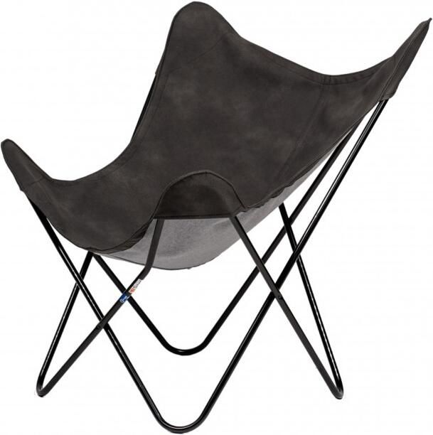 Trendyard Hoes Vlinderstoel Zwart Kunstleer