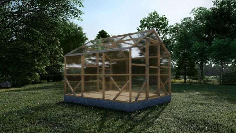 Trendyard Houten Tuinkas 2.6 x 3 Meter