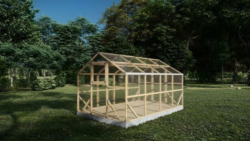 Trendyard Houten Tuinkas 2.6 x 4 Meter