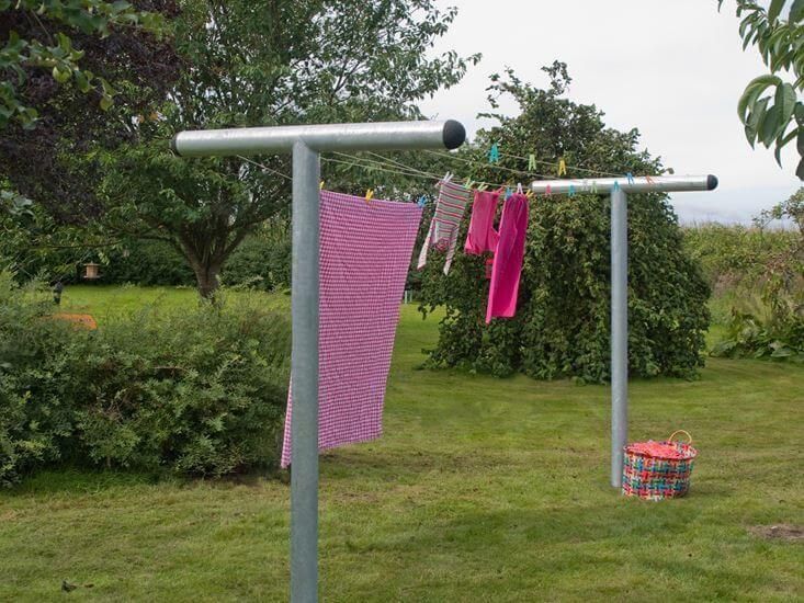 Plus Danmark Waslijn verzinkt staal | Pipe 110 x 489 x 200