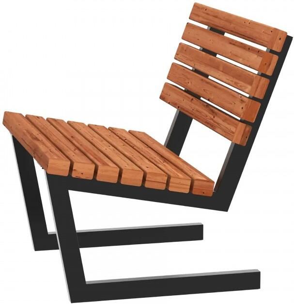 Trendyard Moderne Tuinstoel Siesta 75 CM ThermoWood