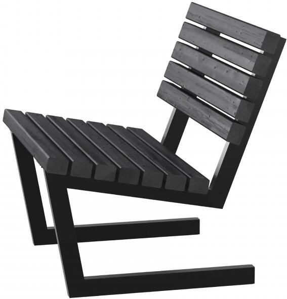 Trendyard Moderne Tuinstoel Siesta 75 CM Zwart