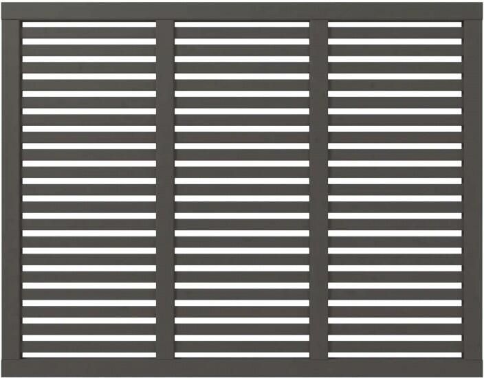 Trendyard Ombergrijs Houten Tuinscherm Harmoni 180 x 140 CM