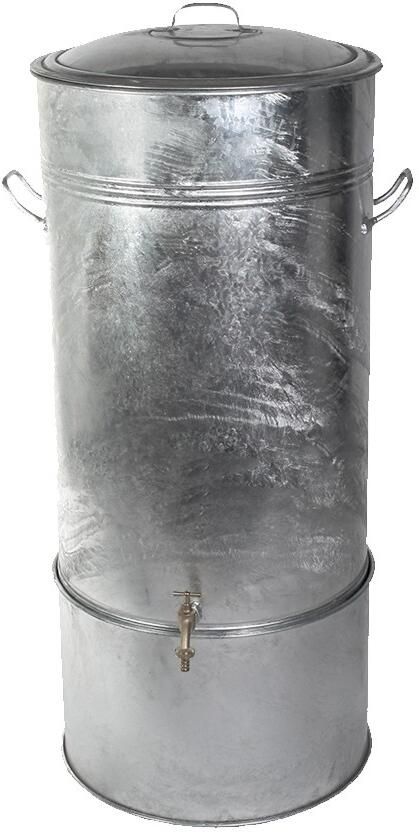 Trendyard Regenton Verzinkt Staal 150 Liter Dichte Deksel en Slangaansluiting