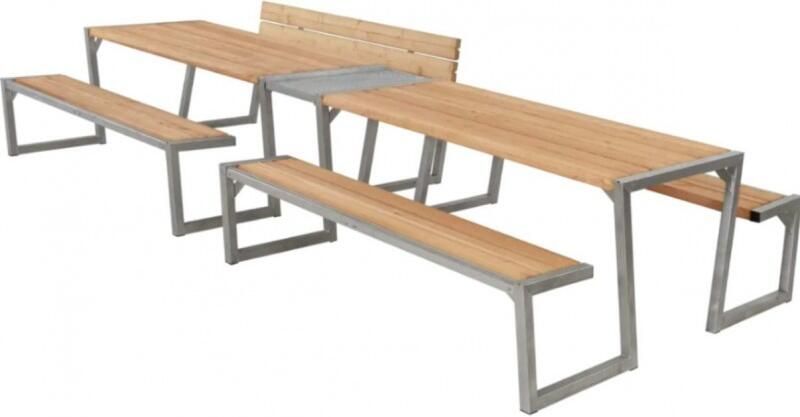 Trendyard ThermoWood Picknicktafel Zigma 12 Personen