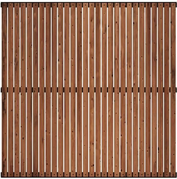 Trendyard Thermowood Zelfbouw Schutting Saga 150 x 150 CM