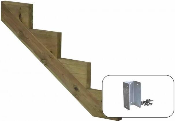 Trendyard Trapbalk 4 Treden 34 2º + Montagebeugel